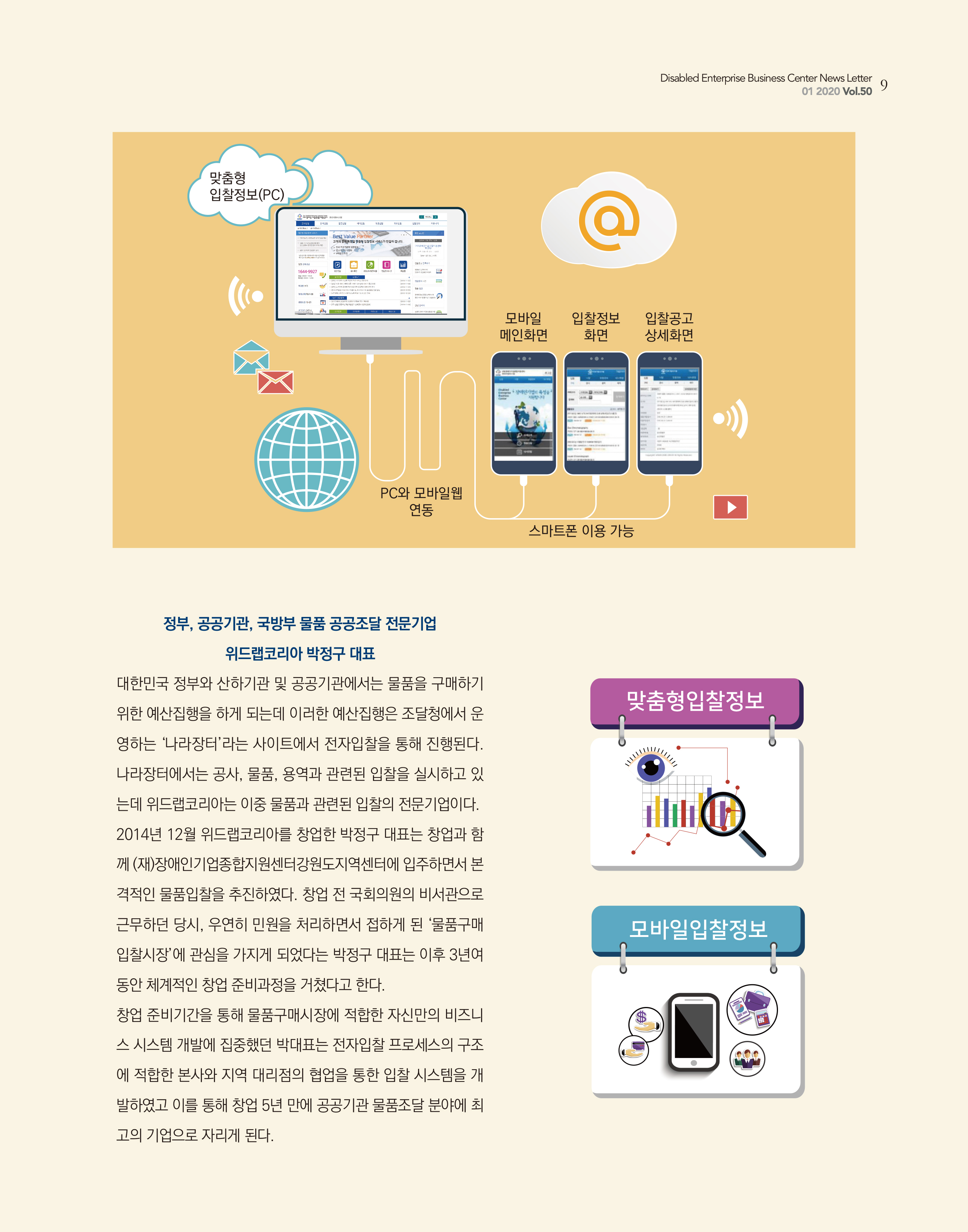웹진 빛과꿈터 1월호_ 2.장애인기업인터뷰_위드랩코리아